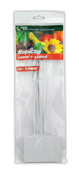 Luster Leaf Rapiclip Large T Labels - 5 pk, 13 in