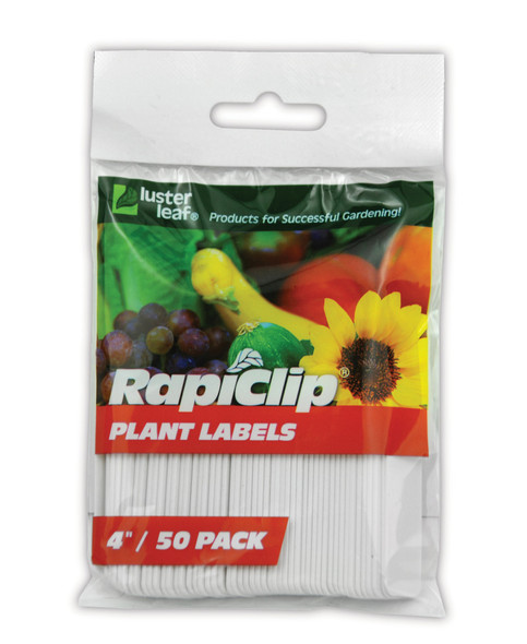 Luster Leaf Rapiclip Plant Labels - 50 pk, 4 in