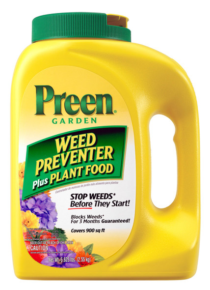 Preen Garden Weed Preventer Plus Plant Food - 5.625 lb