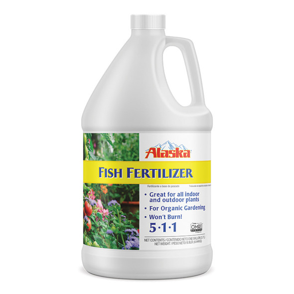 Alaska Fish Emulsion Fertilizer All Purpose 5-1-1 - 1 gal