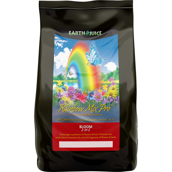 Earth Juice Rainbow Mix PRO Bloom Bud Enhancing Fertilizer 2-14-2 - 5 lb