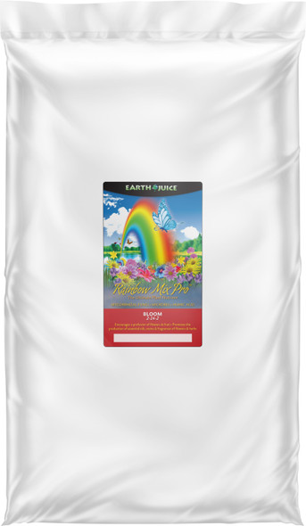 Earth Juice Rainbow Mix PRO Bloom Bud Enhancing Fertilizer 2-14-2 - 40 lb