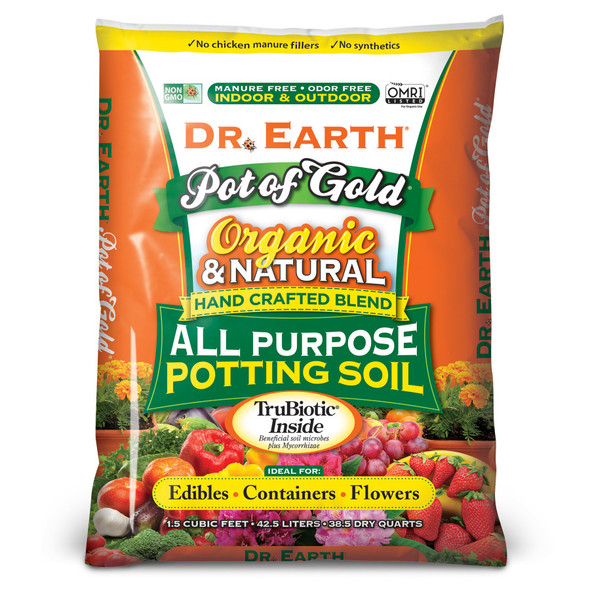 Dr. Earth Pot of Gold Premium All Purpose Potting Soil - 1.5Cuft
