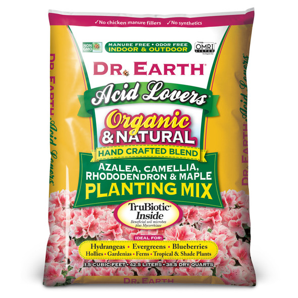 Dr. Earth Acid Lovers Azalea, Camellia, Rhododendron & Maple Planting Mix - 1.5Cuft