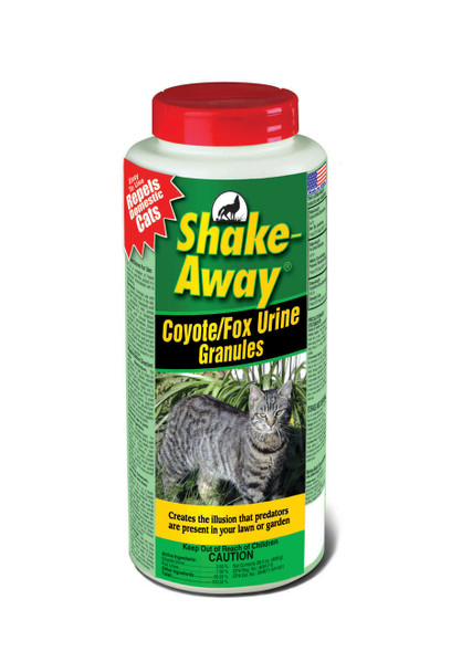 Shake-Away Coyote/Fox Urine Cat Repellent Granules Organic - 28.5 oz
