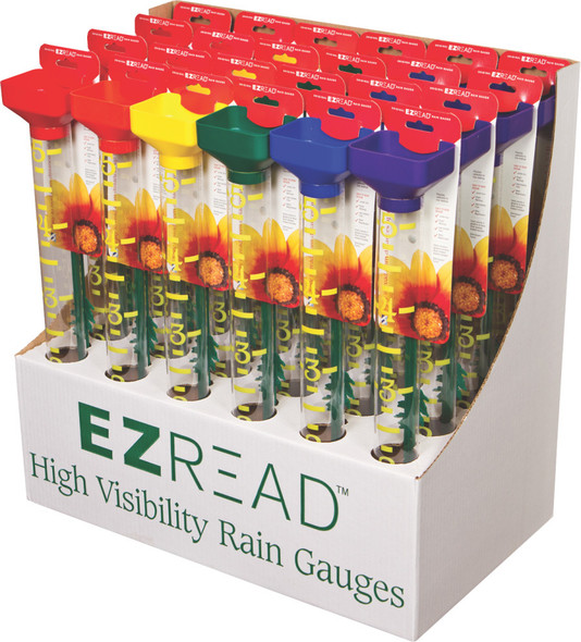 E-Z Read Rainbow Rain Gauge Display