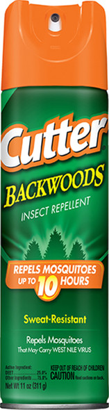 Cutter Backwoods Insect Repellent Mosquito Aerosol 25% DEET - 11 oz