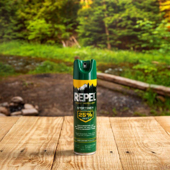 Repel Sportsmen Formula Insect Repellent Mosquito Ready to Use Aerosol 25% DEET - 6.5 oz