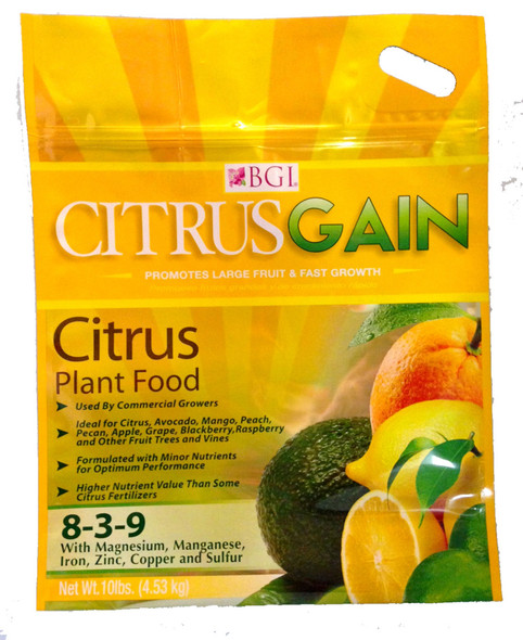 BGI CitrusGain Citrus Plant Food Fertilizer - 10 lb