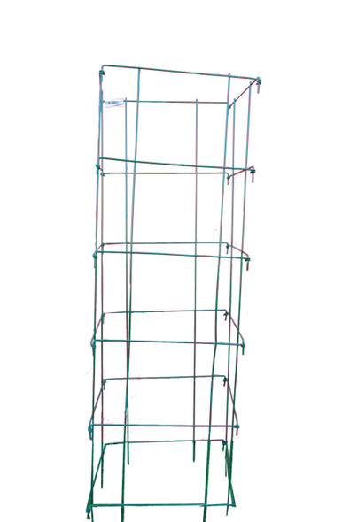 Midwest Wire Works Collapsible Square Cage 8-Leg Heavy-Duty Green 48