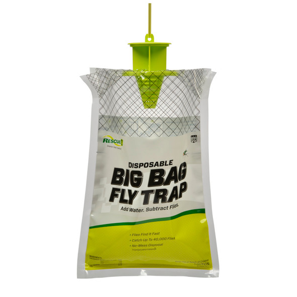 RESCUE Disposable Big Bag Fly Trap - Floor Display
