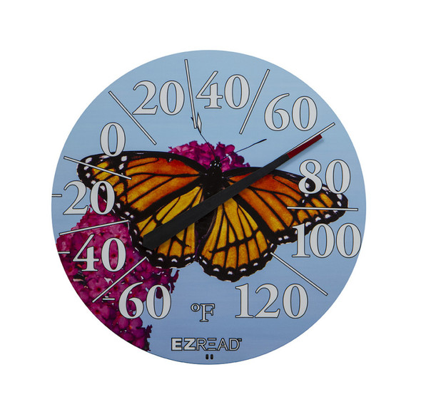 E-Z Read Dial Thermometer - 12.5 in - Butterfly