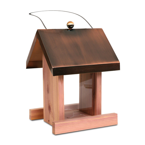 Pennington Copper Roof Songbird Villa Seed Feeder - 1.5 lb Capacity