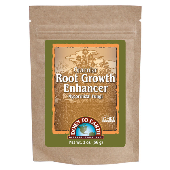 Down To Earth Root Growth Enhancer Mycorrhizal Fungi Granules OMRI - 2 oz