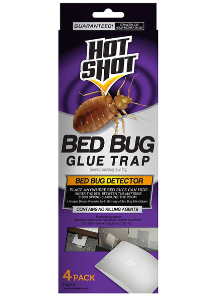 Hot Shot Bed Bug Glue Trap 4 ct