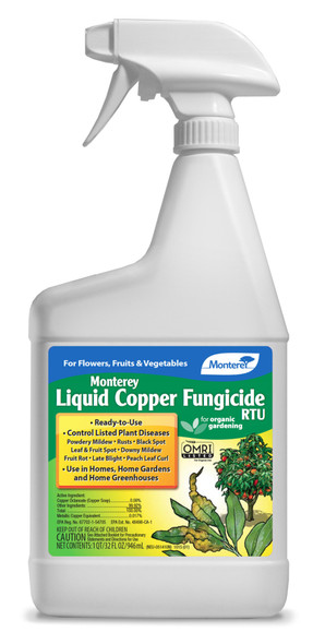 Monterey Liqui-Cop Copper Fungicide Ready to Use - 32 oz