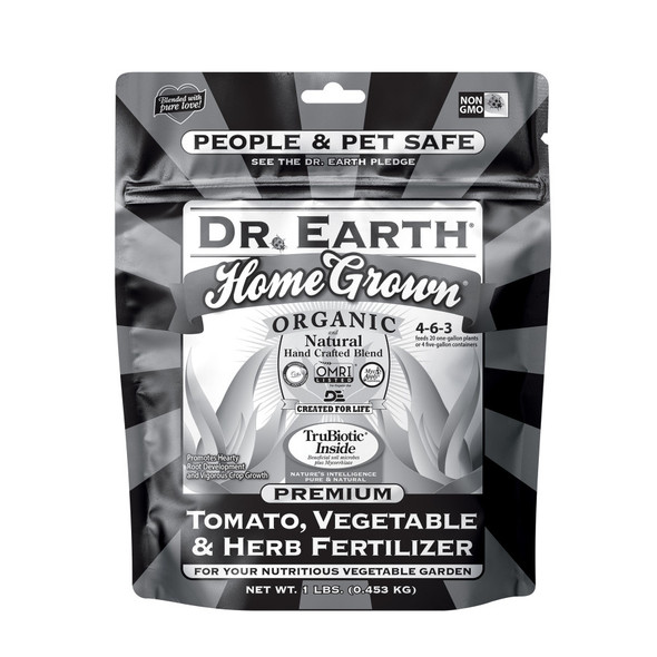 Dr. Earth Home Grown Premium Tomato, Vegetable & Herb Fertilizer 4-6-3 - 8704