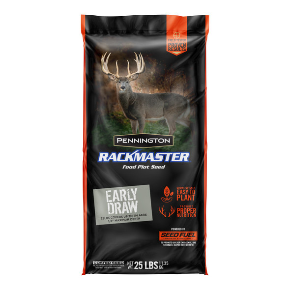 Pennington Rackmaster Early Draw Food Plot Seed Mix - 25 lb