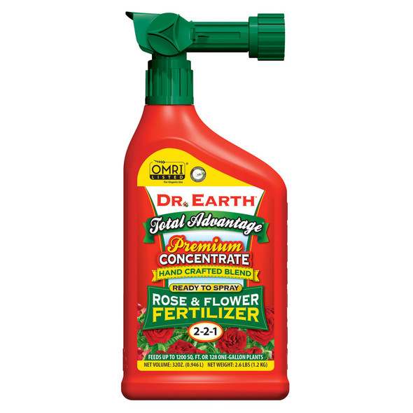 Dr. Earth Total Advantage Rose & Flower Fertilizer 2-2-1 32 oz