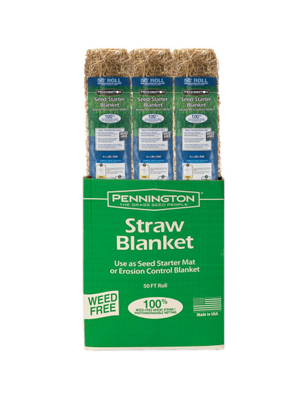 Pennington Seed Starter Straw Blanket - 4Ftx50 ft