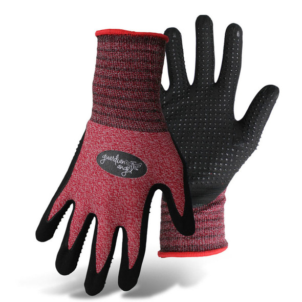 Boss Guardian Angel Dotted Nitrile Palm Knit Wrist Glove - XS