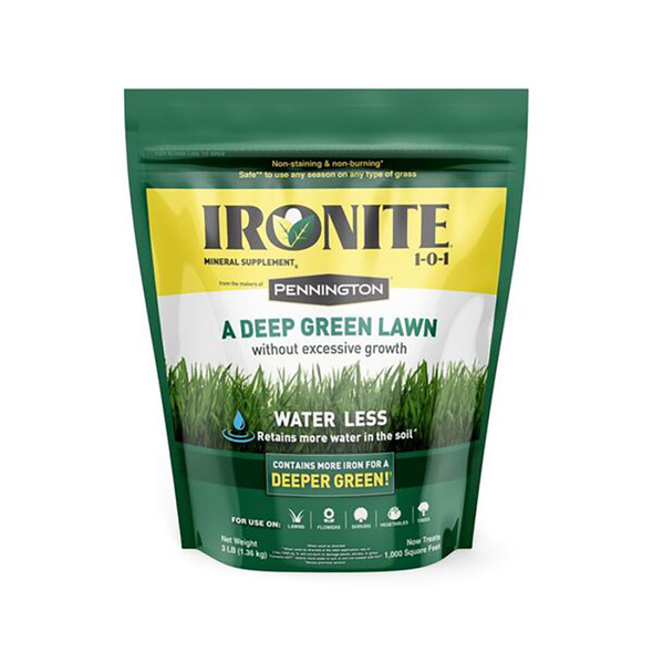 Ironite II by Pennington Mineral Lawn Supplement 1-0-1 3 lb, 1M