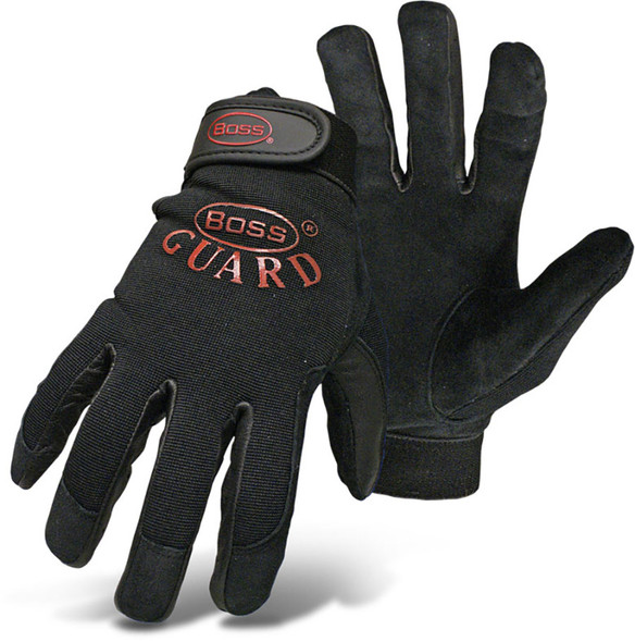 Boss Guard Reverse Goatskin Mechanic Glove - LG