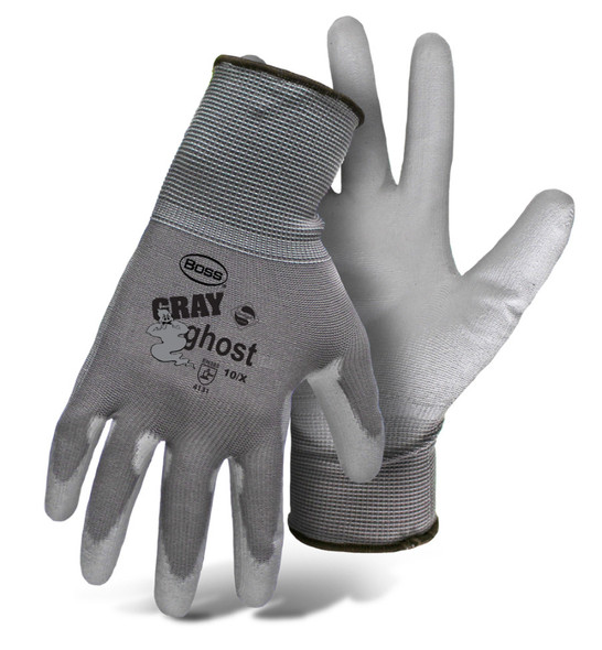 Boss Ghost Nylon PU Coated Palm Glove - XL