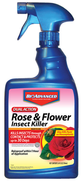 BioAdvanced Dual Action Rose & Flower Insect Killer Ready to Use - 24 oz