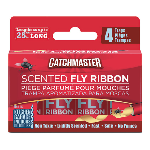 Catchmaster Scented Fly Ribbon - 4 pk