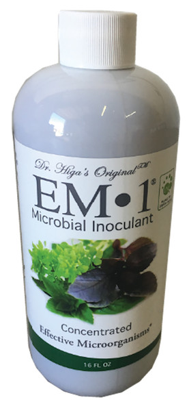 TeraGanix EM-1 Microbial Inoculant Soil Conditioner Concentrate - 16 oz