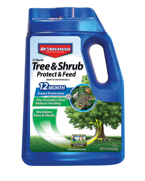 BioAdvanced 12 Month Tree & Shrub Protect & Feed Granules 2-1-1 - 10 lb