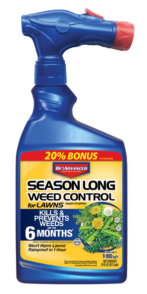 BioAdvanced Season Long Weed Control for Lawns Ready to Spray - 29 oz