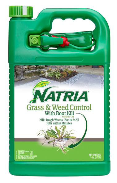 BioAdvanced Natria Grass & Weed Control w/Root Kill Ready to Use - 1 gal