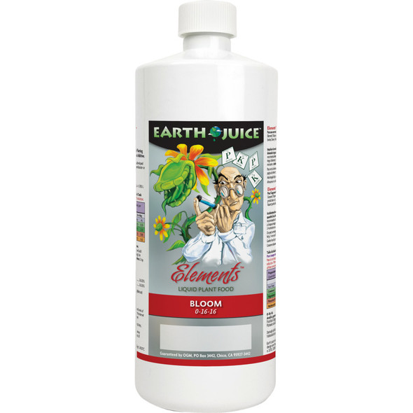 Earth Juice Elements Bloom Liquid Plant Food 0-16-16 - 32 oz