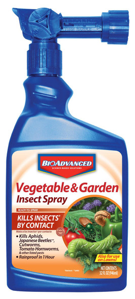 BioAdvanced Vegetable & Garden Insect Spray Ready to Spray - 32 oz