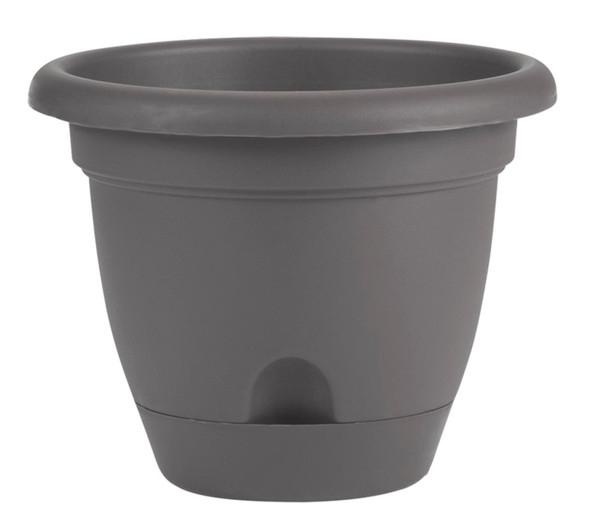 Bloem Lucca Planter Charcoal 6 in