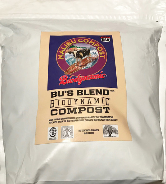 Malibu Compost Bu's Blend Biodynamic Compost - 6 qt