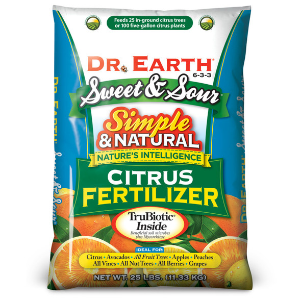 Dr. Earth Sweet & Sour Citrus Fertilizer - 25 lb