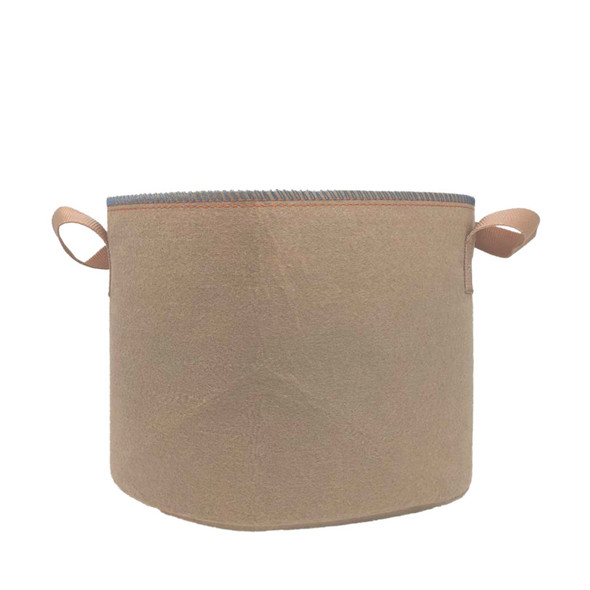 RediRoot Commercial Fabric Bag 10 With Handles Tan 12.20 (H) X 17.70 (Dia)