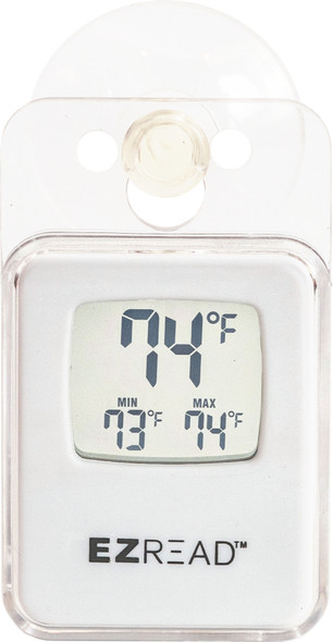 E-Z Read Digital Suction Cup Thermometer w/Min/Max - One Size