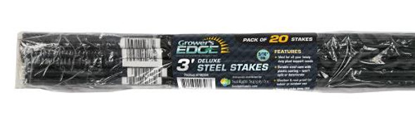 Grower's Edge Deluxe Steel Stake 5/16 in Diameter 3 ft (20/Bag)