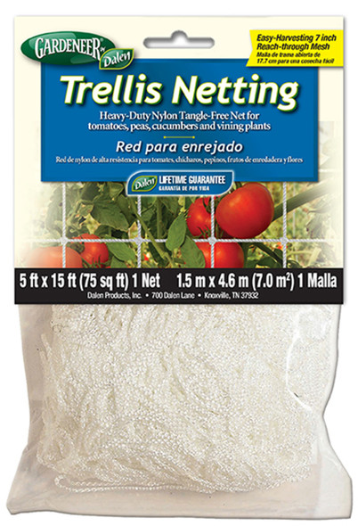 Gardeneer Trellis Netting 5 ft x 15 ft w/ 7 in Holes