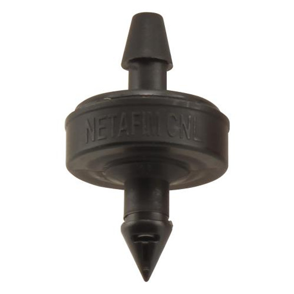 Netafim Self Piercing Pressure Compensating Emitters w/ Internal Check Valve - 1.0 GPH (Black)