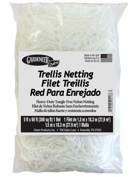 Dalen Gardeneer Trellis Netting Mesh - 5Ft X 60Ft 7 in