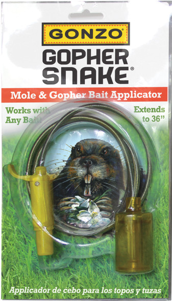 Gonzo Gopher Snake - Mole & Gopher Bait Applicator - One Size