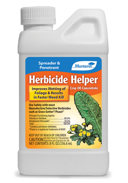 Monterey Herbicide Helper Crop Oil Concentrate Spreader and Penetrant - 8 oz