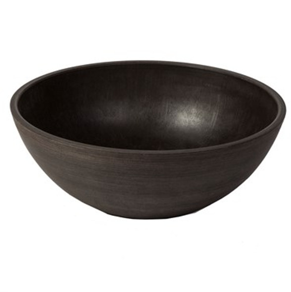 Algreen Products Valencia Bowl Spun Chocolate - 10in x 3.75in