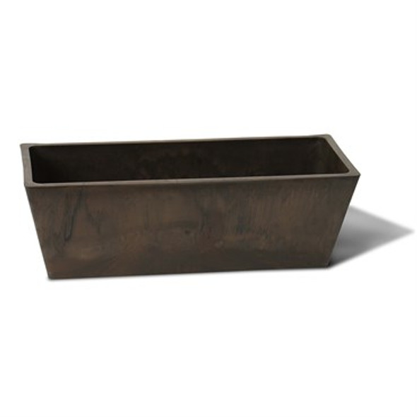 Algreen Products Valencia Windowsill Planter Chocolate Marble - 20in x 7.5in x 7in