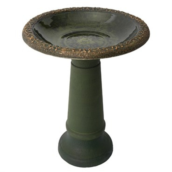 Algreen Products Birdbath Green - 20in x 20in x 20in